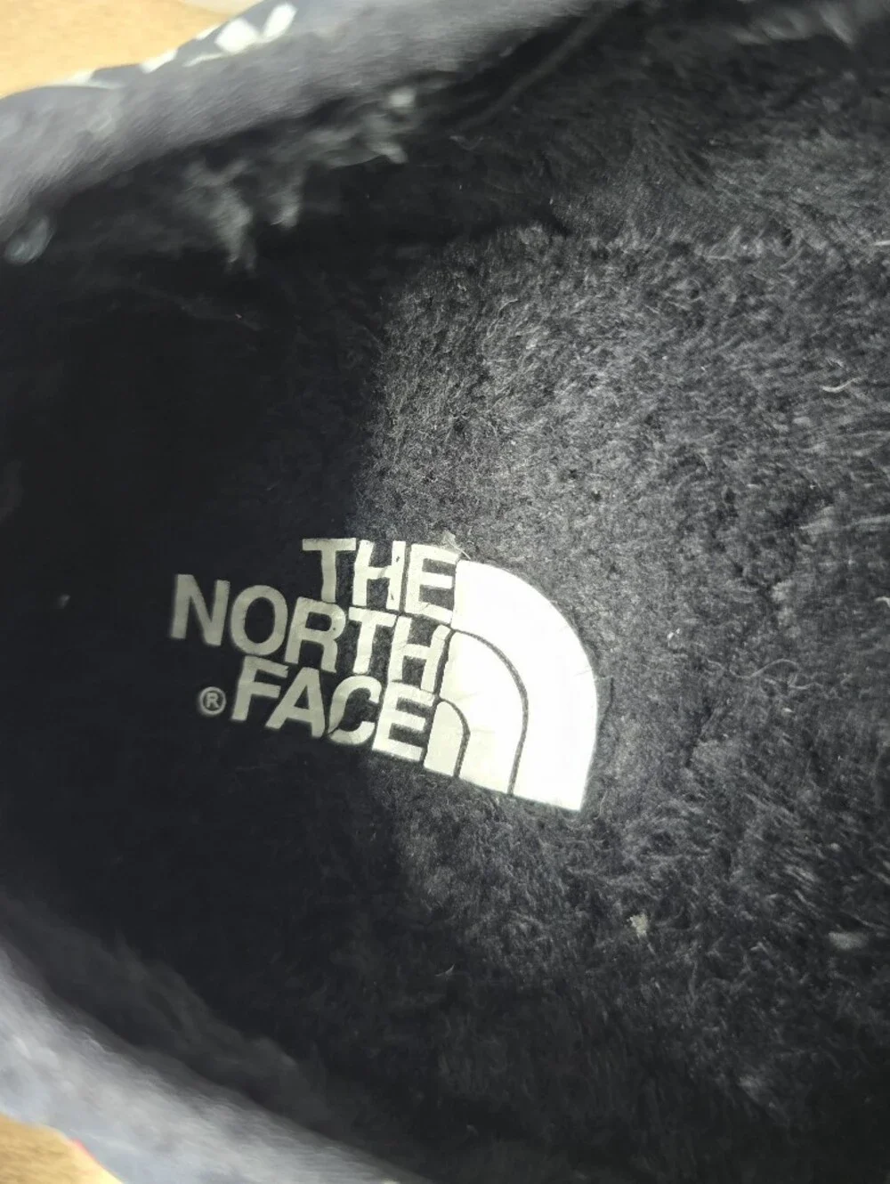 The North Face Thermoball Traction Men Size 8 Black Sole with Red | Faux Fur